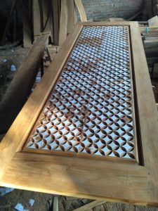 Mimbar Jati Ukir Minimalis