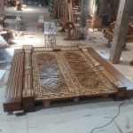 Pintu Jati Ukir Motif Afrika