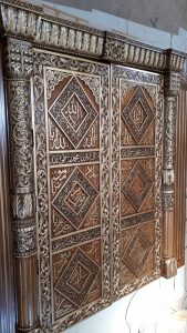 Pintu Jati Ukir Motif Afrika