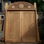 Pintu Jati Kusen Lengkung Arabic