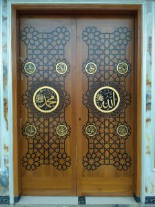 Pintu Jati Ukir Ornamen