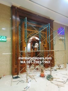 Proses Instalasi Mihrab