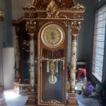 Jam Hias Jati Ukir Brawijaya