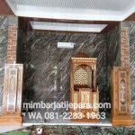 Mihrab Jati Masjid Al Ikhlas Karawang