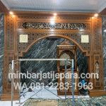 Mihrab Jati Masjid Al Ikhlas Karawang