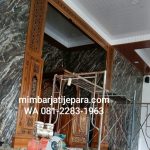 Mihrab Jati Masjid Al Ikhlas Karawang