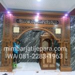 Mihrab Jati Masjid Al Ikhlas Karawang