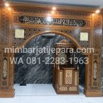 Mihrab Jati Masjid Al Ikhlas Karawang