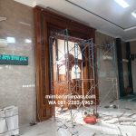 Mihrab Jati Kaligrafi Masjid Batak